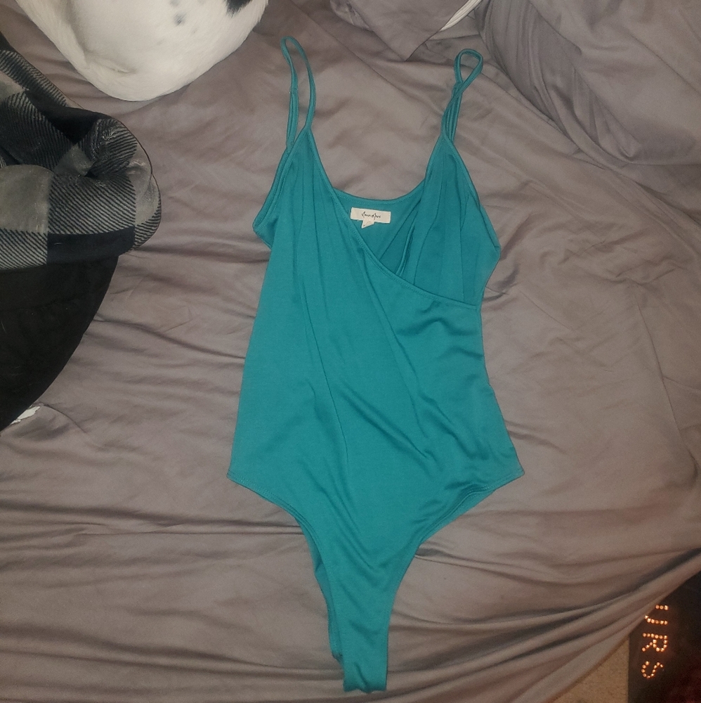 Simple Teal Bodysuit